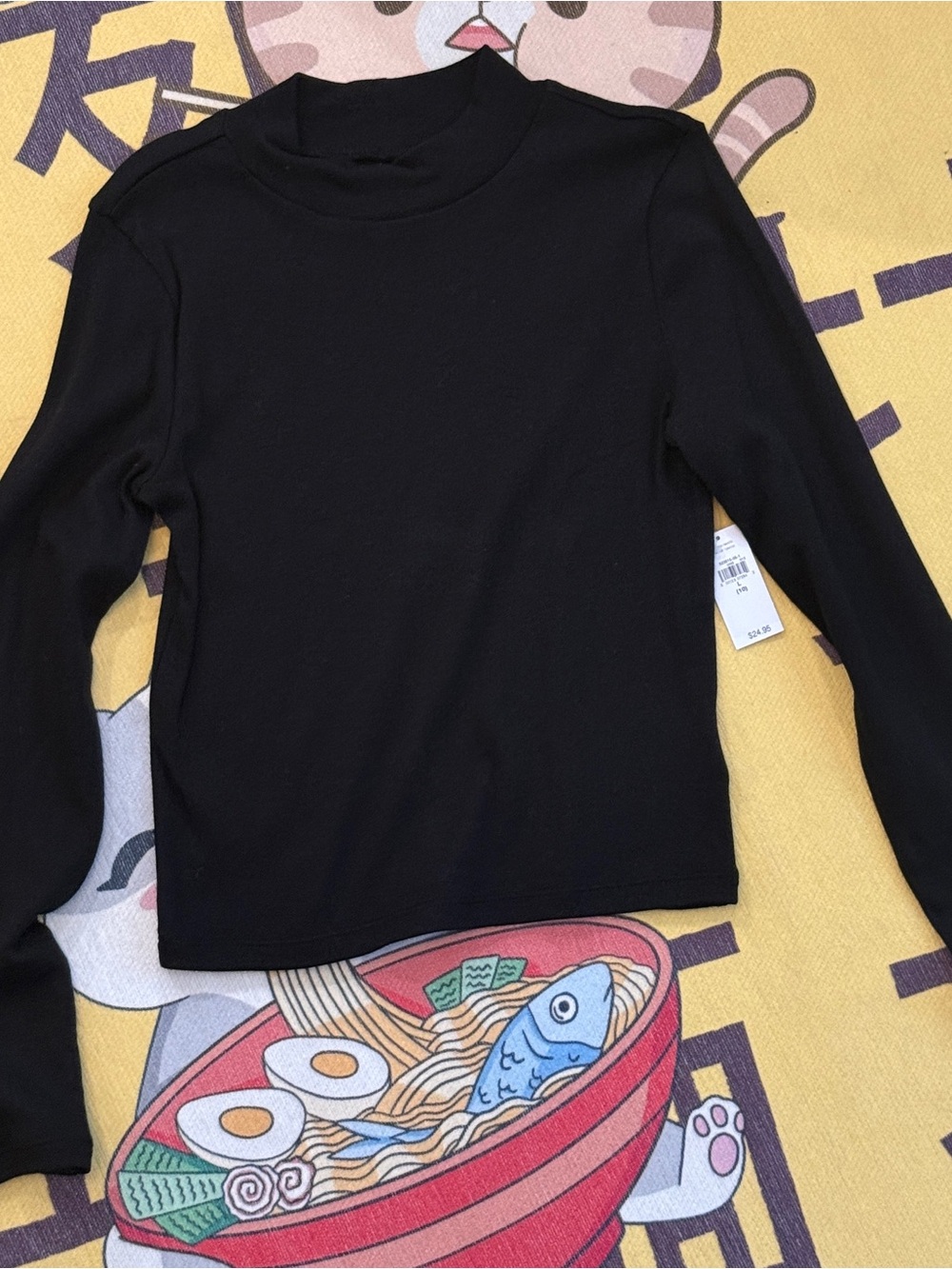 GAP Black Long Sleeve Tee